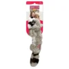 KONG Scrunch Knots Raccoon Grå S/M 23 cm - vaskebjørn med reb
