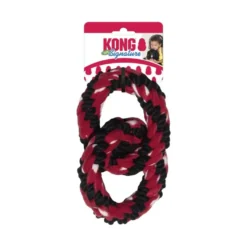 KONG Signature Reb Dobbelt Ring 23 cm Flerfarvet - hundelegetøj