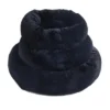 KW Fluffy Donut hundeseng Ø 60 cm TILBUD Sort