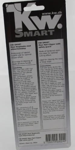KW Smart maxi neglesaks med sikkerhedsstop