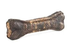 Lakseskindben presset 12 cm 45 g - naturlig hundesnack