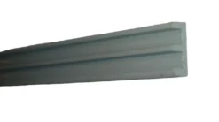 MiniZoo plastskydeliste grå underdel 100 cm (4 mm)