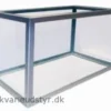 MiniZoo sølv aluminiums akvarie 240 liter.