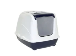 Moderna kattetoilet Jumbo 58x45x42 cm i mørkeblå
