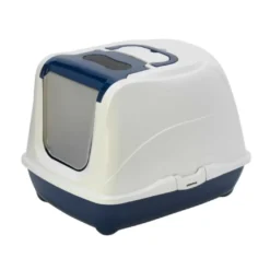 Moderna kattetoilet 50x39x37 cm i Blue Berry