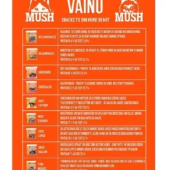 MUSH VAINU Hundesnack Okse Kallun 180 g - naturlige tyggeben