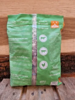 MUSH Vaisto Grøn Okse Gris Kylling 800 g - Naturligt hundefoder med kød og grønt