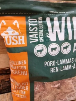 MUSH Vaisto Mørkegrøn Wild rensdyr lam elg til hund 800 g