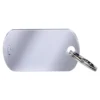MyFamily Basic Military hundetegn chrome Large - Klassisk ID tegn i large