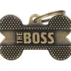 My Family Hundetegn Ben Large Boss Guld