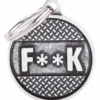 My Family Hundetegn Cirkel Lille F**k Sølv