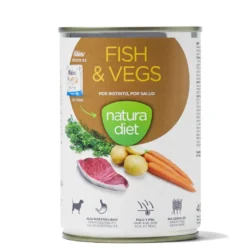 Natura Diet Adult Hund Fisk Vådfoder 400 g - naturligt og smagfuldt