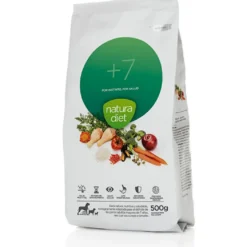 Natura Diet Hundefoder Senior +7 500 g - naturligt tørfoder til ældre hunde