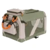 Nordic Paws Foldbart luksus hundebur i stof Army XS - rolig og tryg base