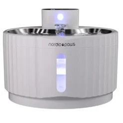 Nordic Paws Glacia trådløs vandfontæne hvid 2,8 L