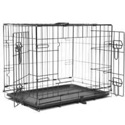 Nordic Paws Hundebur i metal Sort S