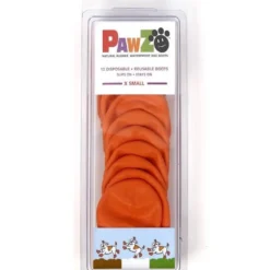 Pawz hundesko X-small 5,1 cm orange