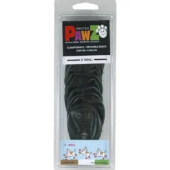 Pawz hundesko X-Small sort 5,1 cm