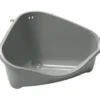 Pets Corner Tray M Grå - hjørnetoilet til gnavere og kaniner