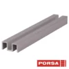 Porsa sølv alu overskinne 80 cm.