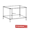 Porsa sølvfarvet akvariebord 106 liter