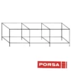 Porsa sølvfarvet akvariebord 960 liter 8 Ben