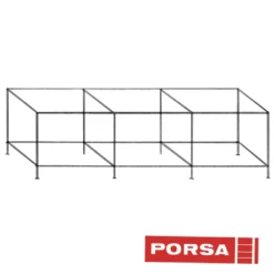 Porsa sølvfarvet akvariebord 960 liter 8 Ben