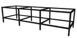 Porsa sort akvariebord 720 liter 8 Ben 160 cm