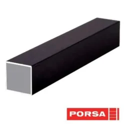 Porsa sort aluprofil firkantet 55 cm.