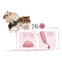 PUUR Hamster og Ørkenrotte foder 1,5 kg