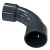 PVC blød vinkel 90 grader 125 mm.