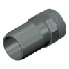 Pvc slangestuds 20 mm med gevind 1/2 tomme