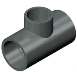 PVC tee 90 grader 110 x 90 mm. (reduceret)