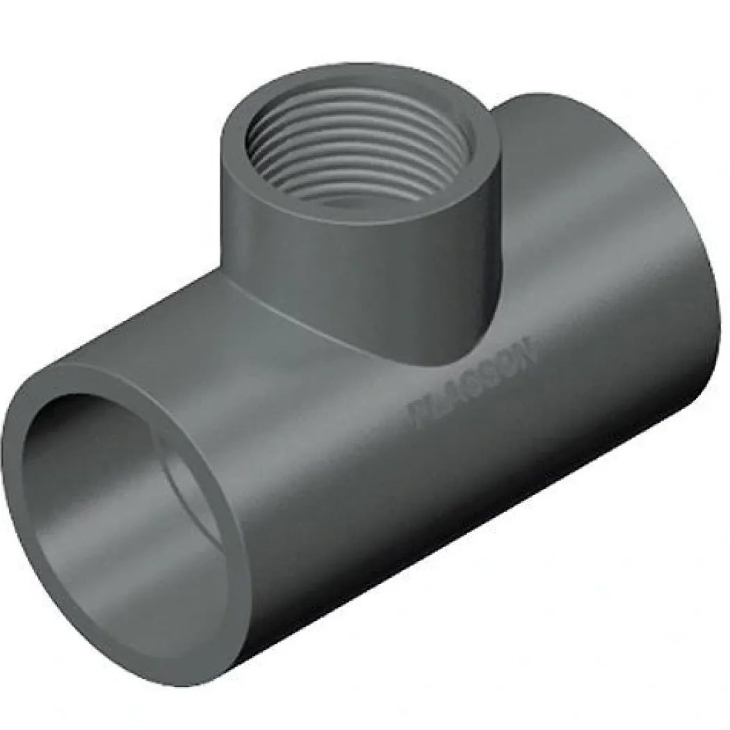 PVC TEE 90 grader 40x11/4''x40 (reduceret)