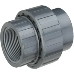 PVC Union med gevind i begge ender 75 mm (21/2 tomme)