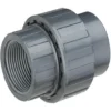 PVC Union med gevind 3/4 tomme i den ene ende 25 mm
