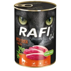 RAFI Vådfoder til Katte Paté med And 400 g.