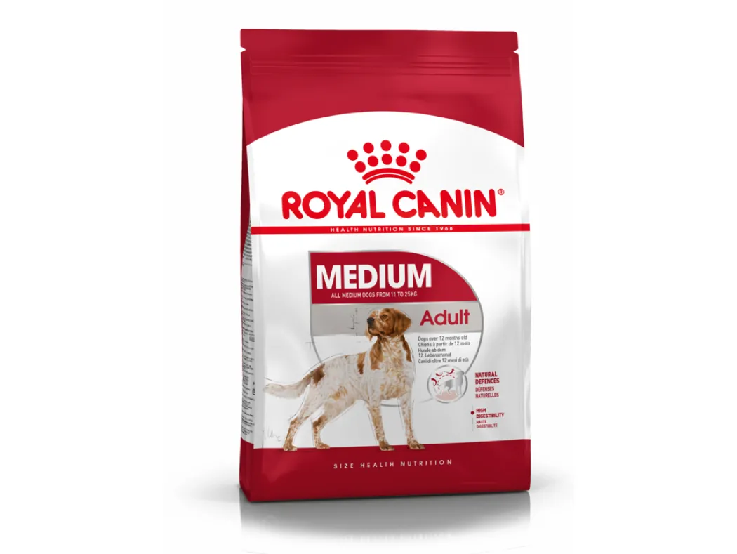 Royal Canin Medium Adult 15 kg - hundefoder til voksne mellemstore hunde
