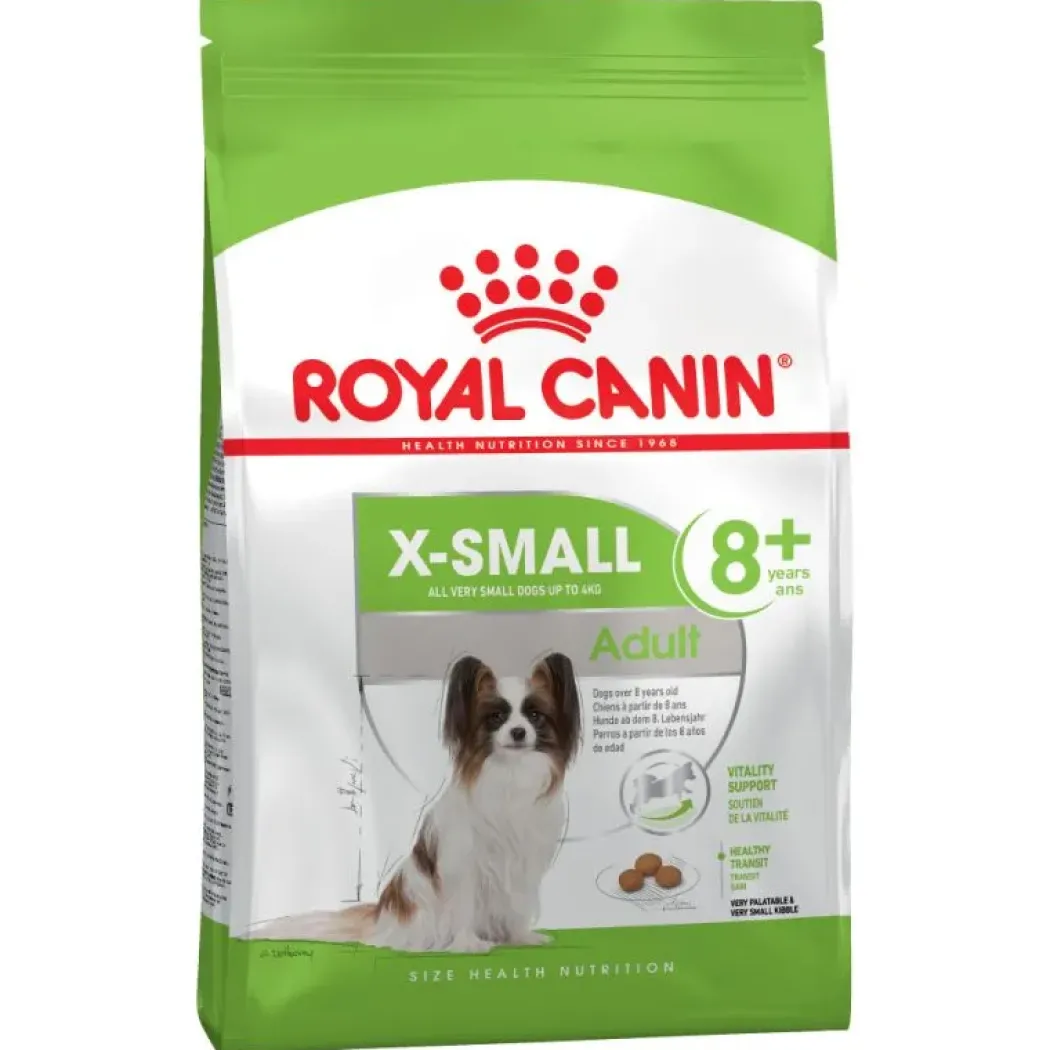 Royal Canin X-small Mature 8+ 1,5 kg - hundefoder til små seniorhunde