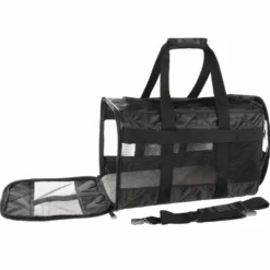 Sherpa Original Deluxe Sort hundetaske Large 48x30x29cm Max 10kg