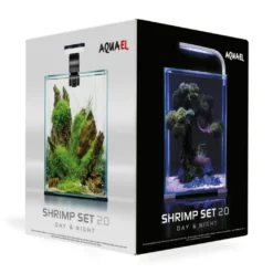 Shrimpset Day and Night 20 L 25x25x30 cm Hvid