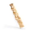 Snackit Flettet Oksehud 25 cm i folie - Robust tyggeben til hunde