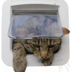 Sureflap kattelem med microchipfunktion Hvid