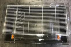 Tamburino Hamsterbur grå/brun bund