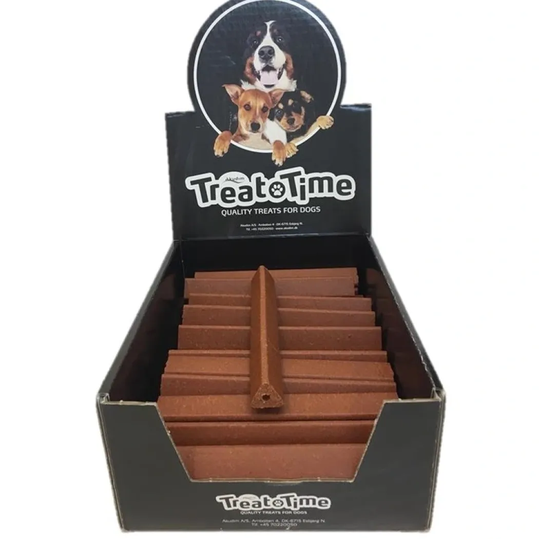 Treattime Dental Sticks 17 cm med laks - tandpleje og tyggeglæde