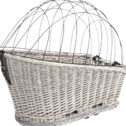 Trixie Cykelkurv til bagagebærer (Grå)