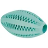 Trixie Denta Fun Rugby ball med mintsmag grøn 11 cm - hundelegetøj