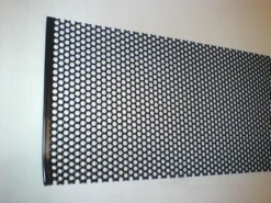 Ventilationsrist (sort) 10 x 100 cm