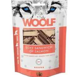 Woolf Hundesnack Blød Sandwich med Laks