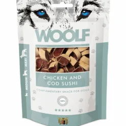 Woolf Hundesnack Kylling og Torsk Sushi